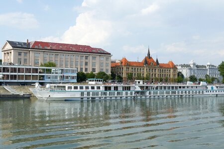 Danube city architecture photo