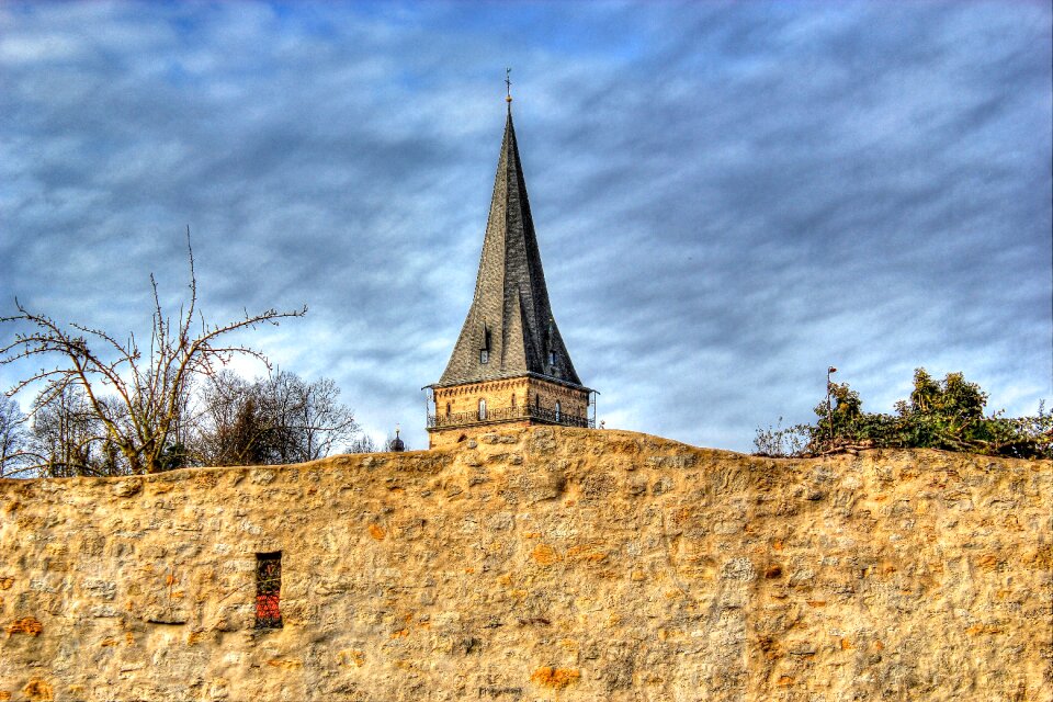 Old historically steeple