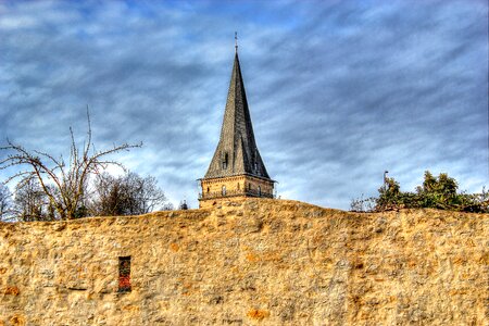 Old historically steeple photo