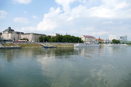 Danube city architecture photo