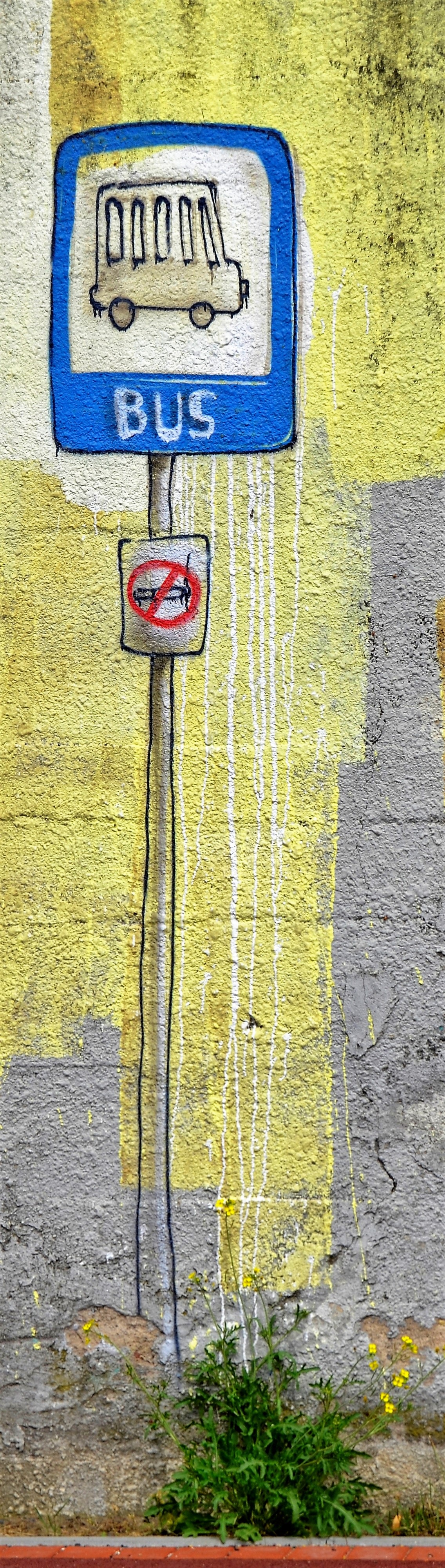 Bus stop poland