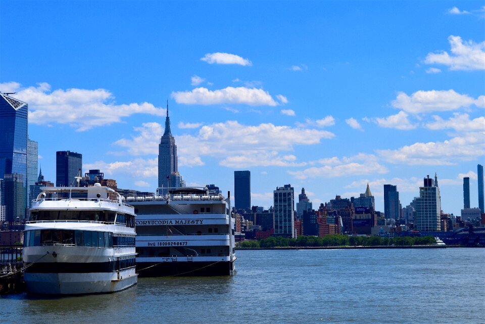 Skyline harbor dock