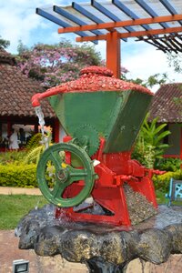 Coffee machine thresher