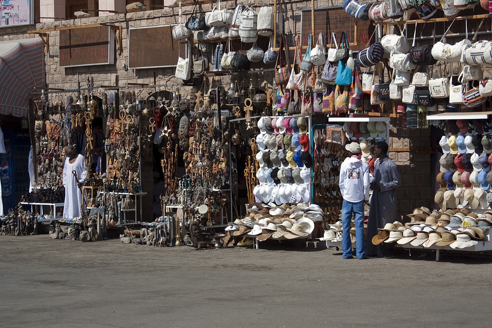 Market traditional egyptian photo
