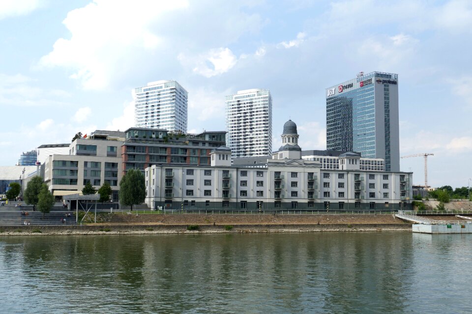 Danube city architecture