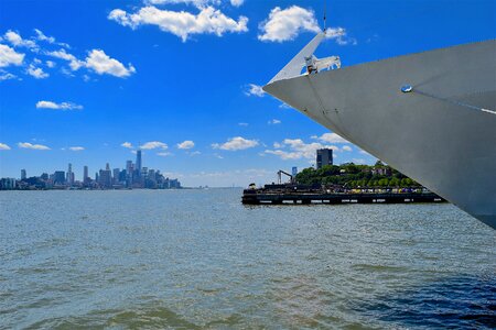 Dock cruise ship water