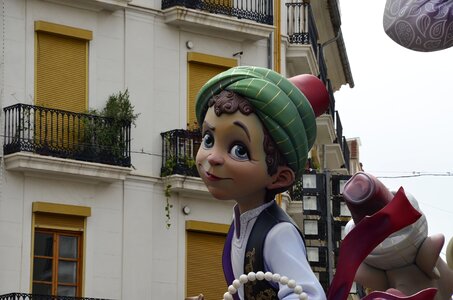 Fallas monument tradition culture photo