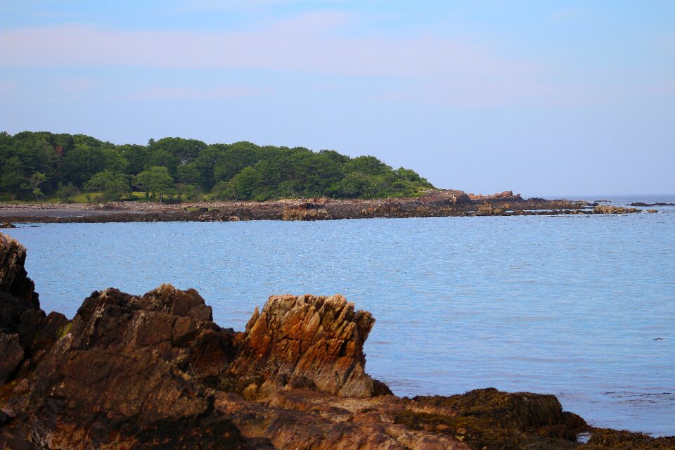 Landscape beach coast photo