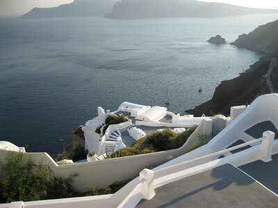 Holiday landscape greece photo