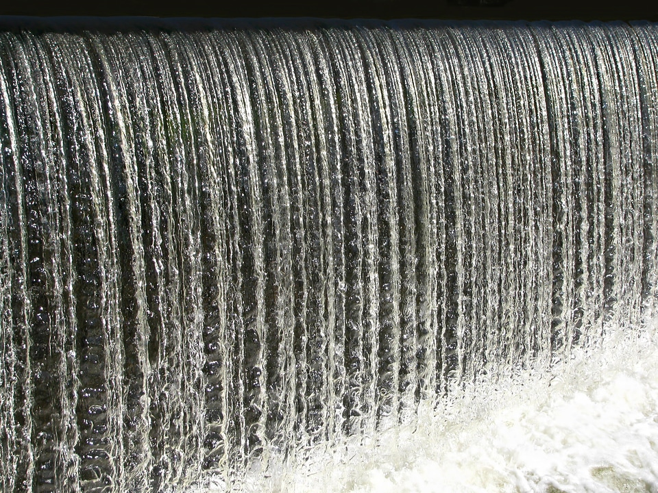 Nature liquid flowing