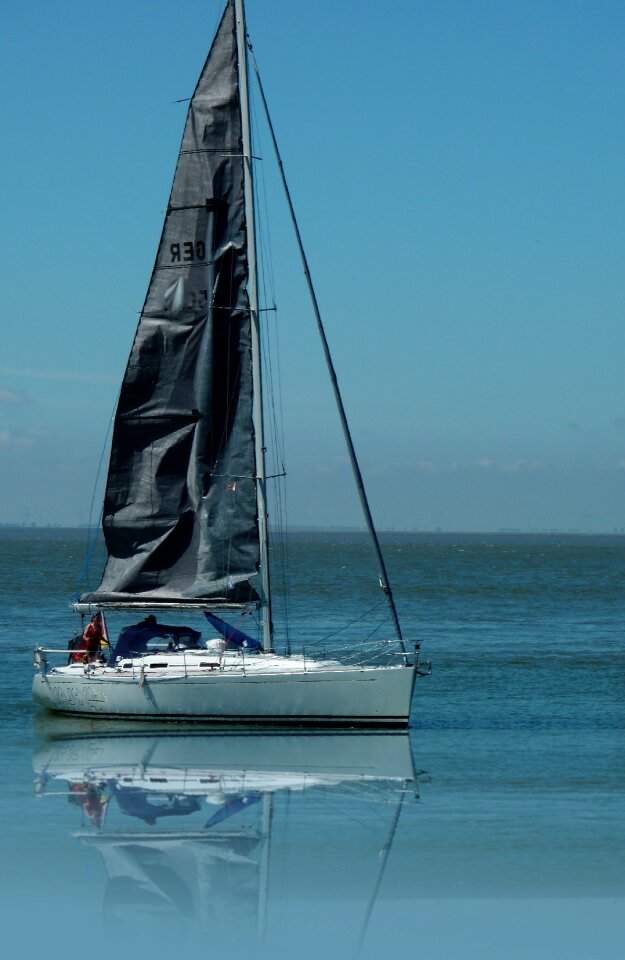 Water sea sailing boat