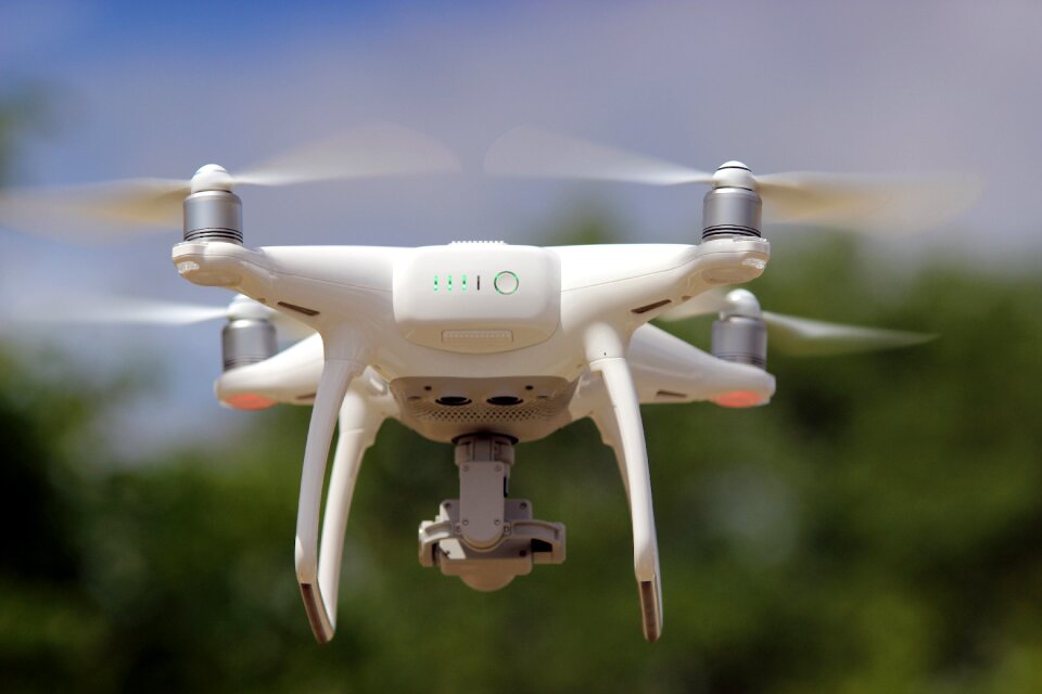 Flying rotor quadcopter
