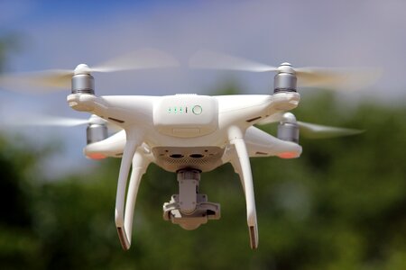 Flying rotor quadcopter