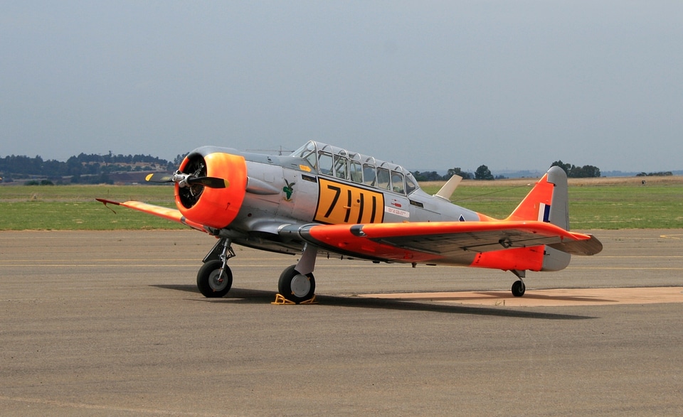 Air force at-6 military trainer photo