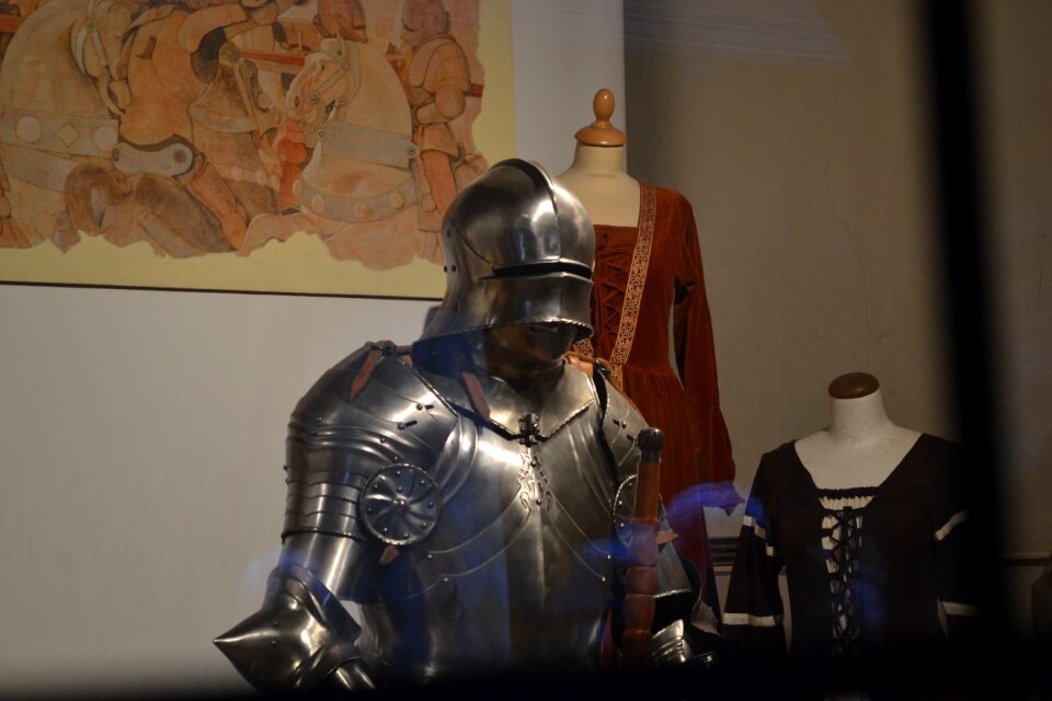 Middle ages knight warrior