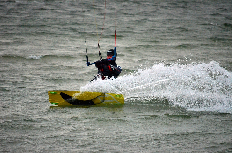 Kitesurfing sky sport
