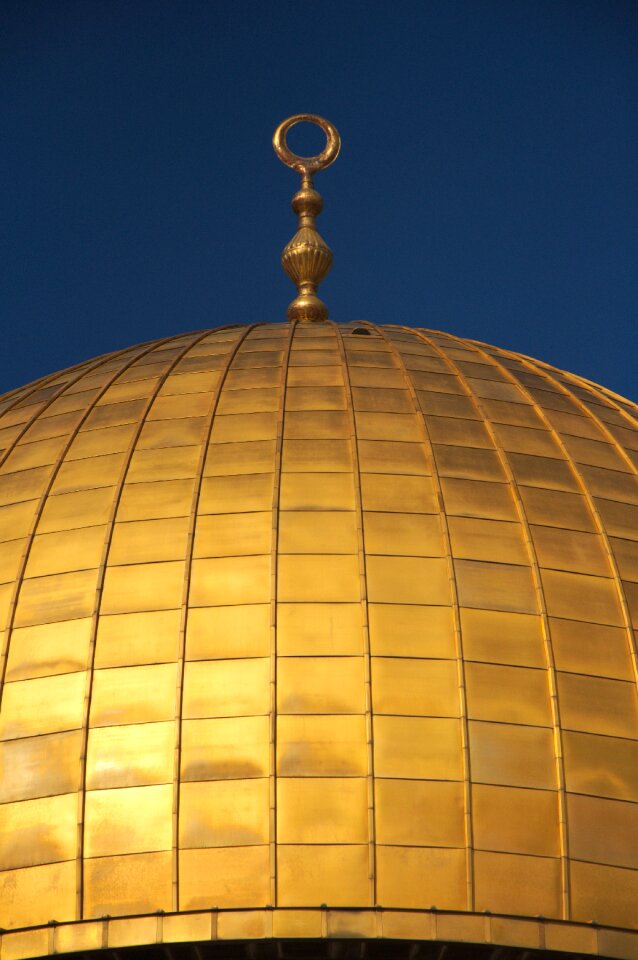 Temple mount dome golden dome
