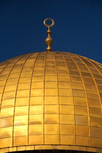 Temple mount dome golden dome photo