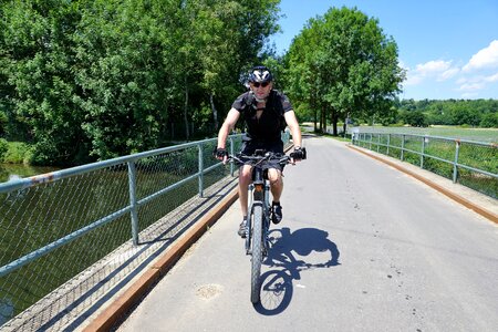 Sport wheel biker photo