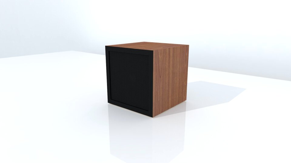 Speaker under the tree sound