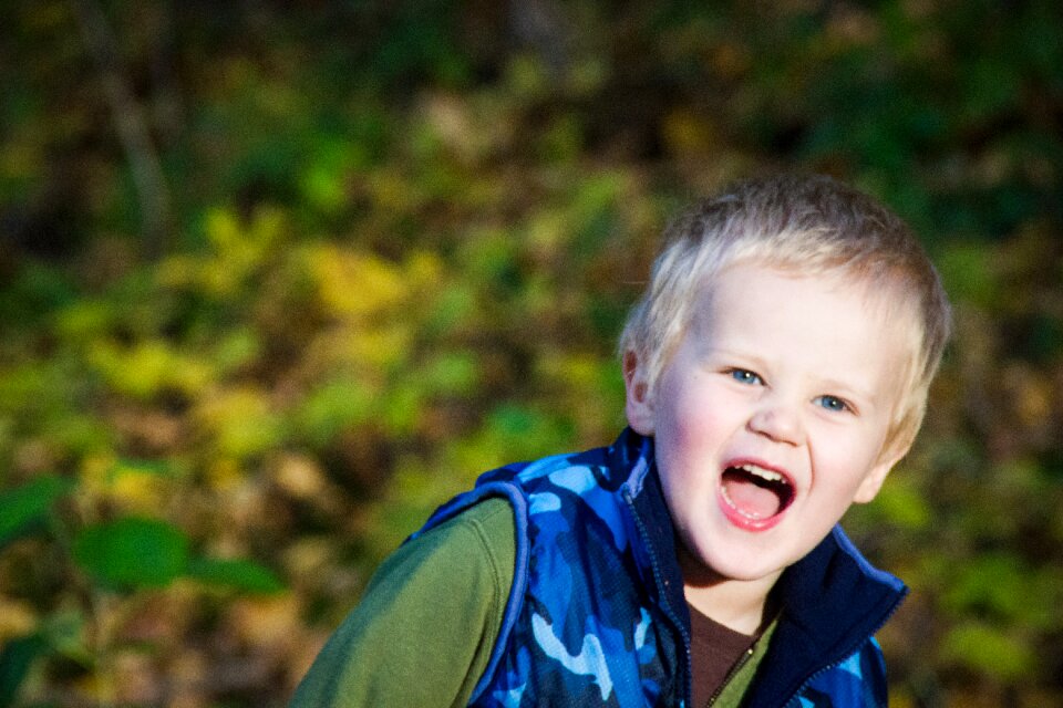 Nature season child