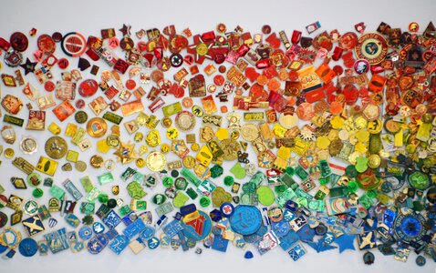 Pins colorful art