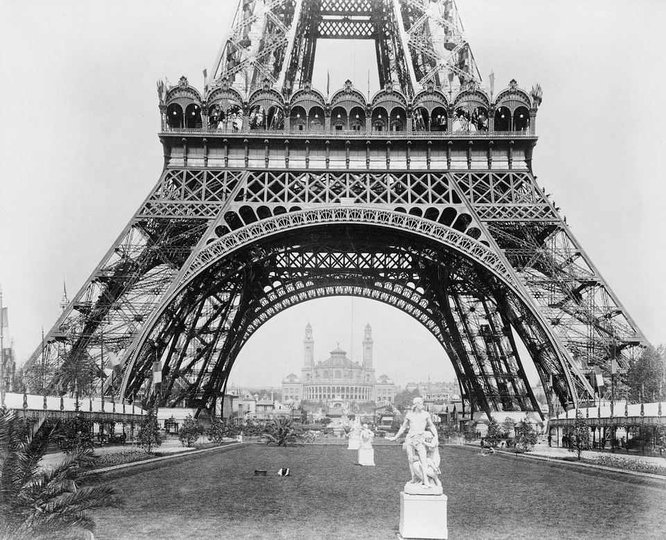 Retro europe landmark