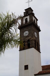 Clock tower tenerife historically photo