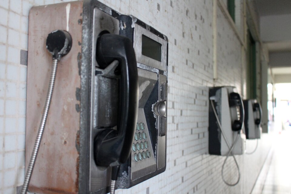Telephone old close shot
