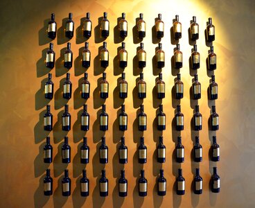 Alcohol art art installation