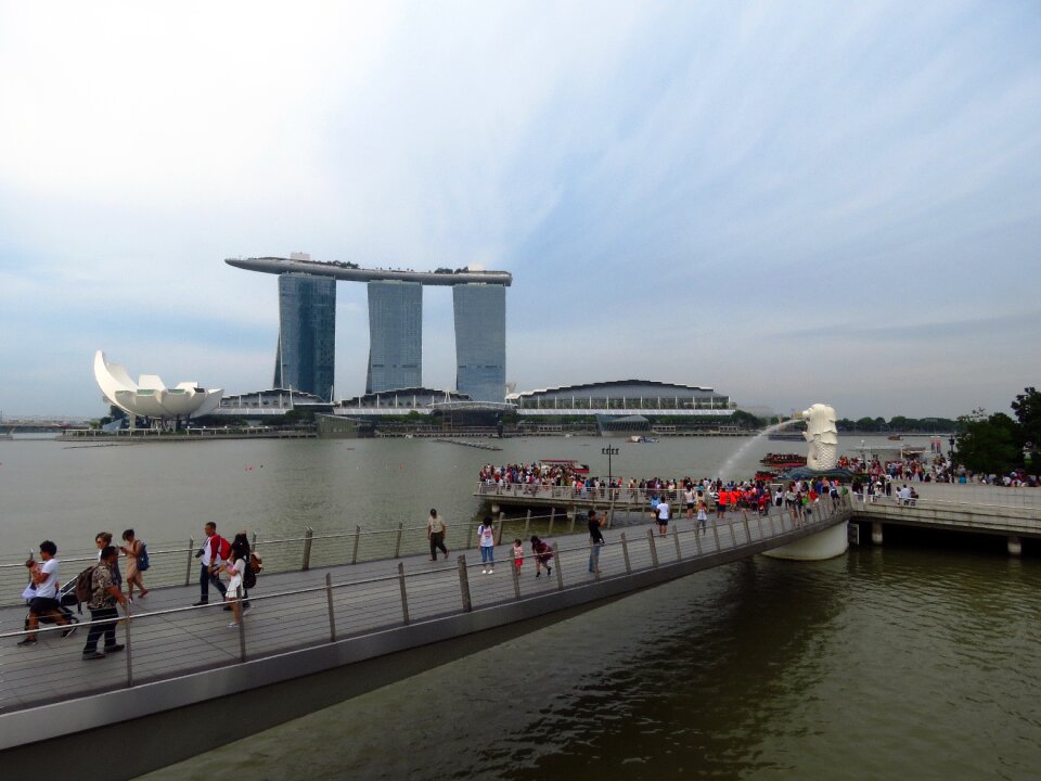 Raffles place city architecture