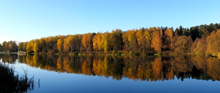 Lake landscape russia