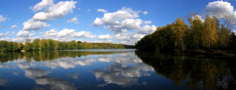 Lake landscape russia