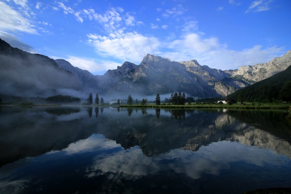 Mountains landscape sunbeam