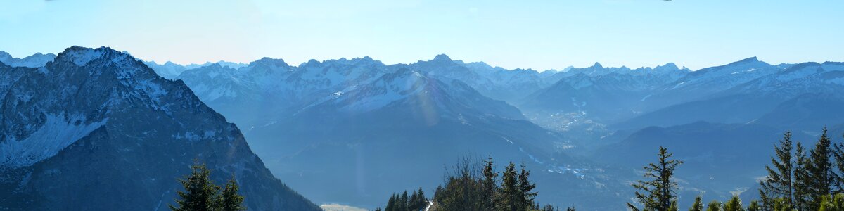 Mountains allgäu snow