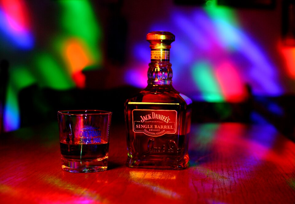 Jack daniels whiskey alcoholic