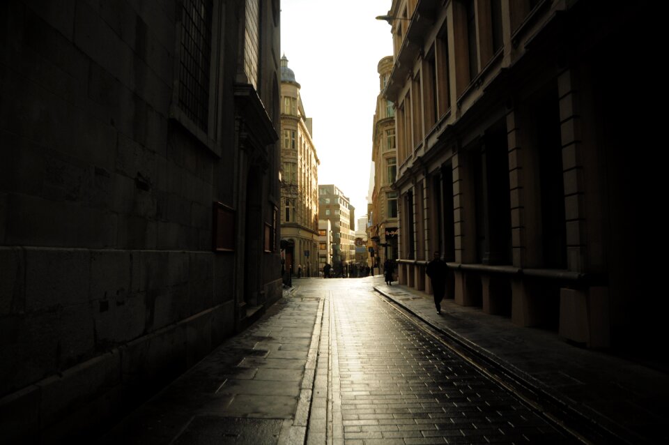 London street black street photo