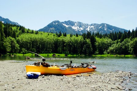 Water kayaking outdoor photo