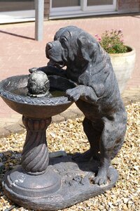 Stone monument drinking
