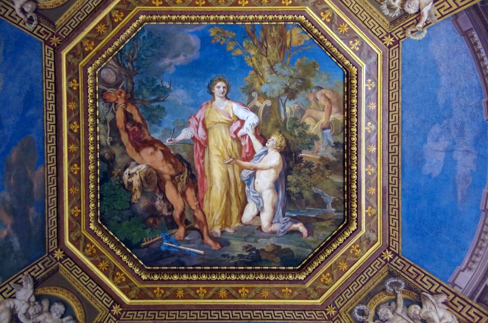 Ceiling fresco color