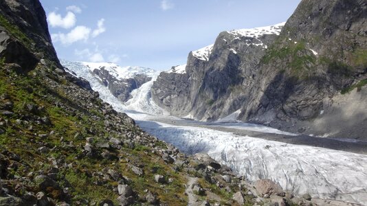 Nature ice field