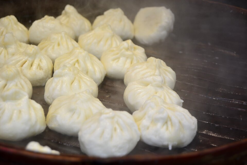 Steamed stuffed bun snack sichuan china