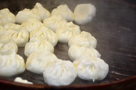 Steamed stuffed bun snack sichuan china