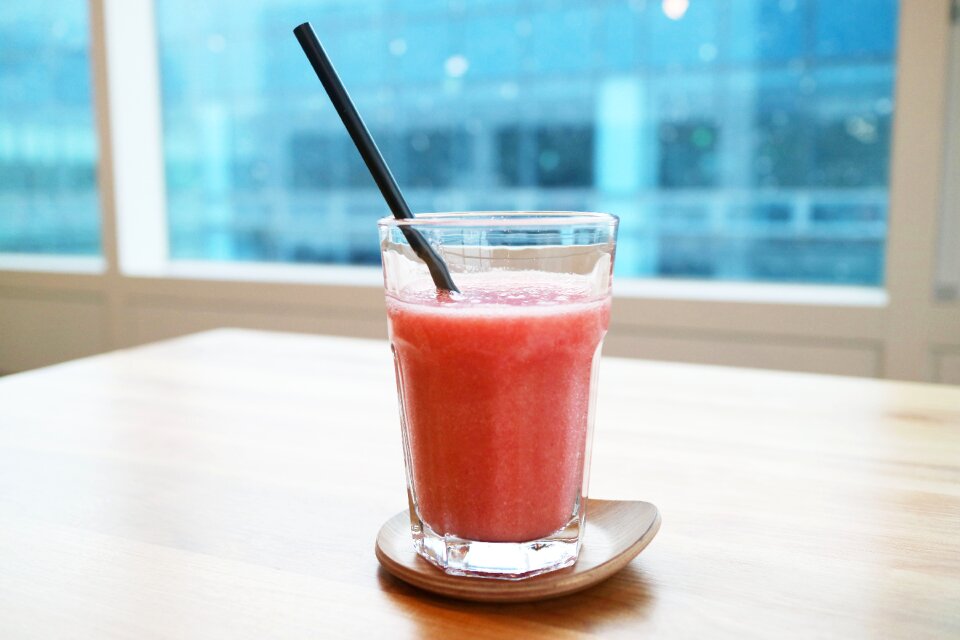 And juice strawberry juice strawberry smoothie