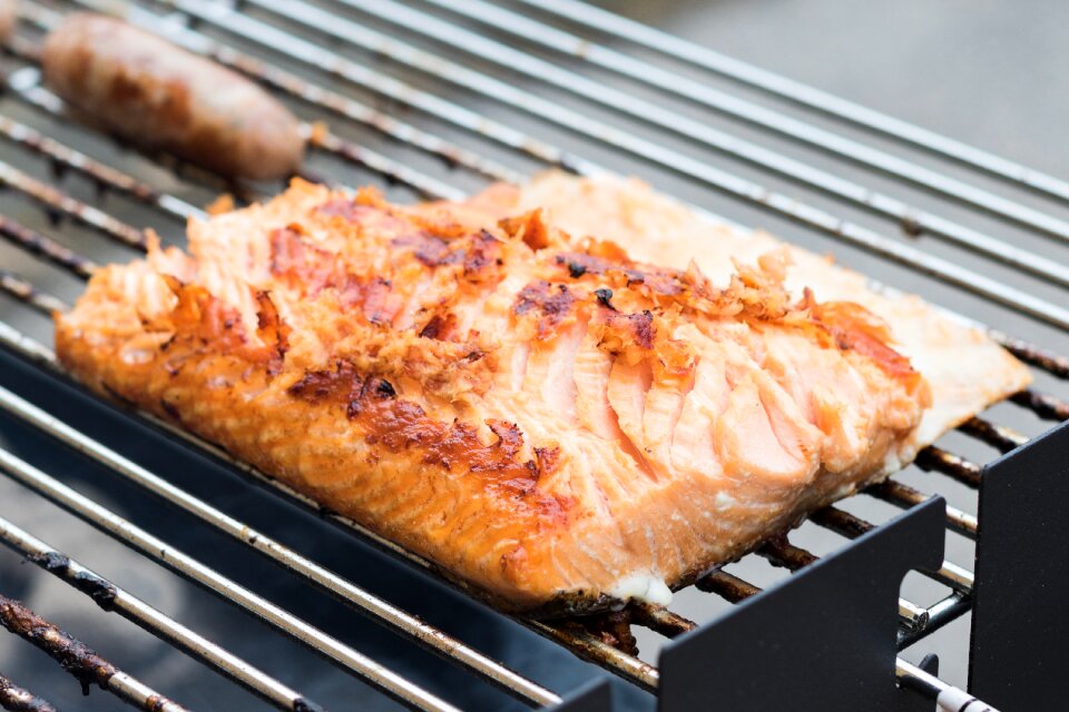 Grill lunch grilled photo