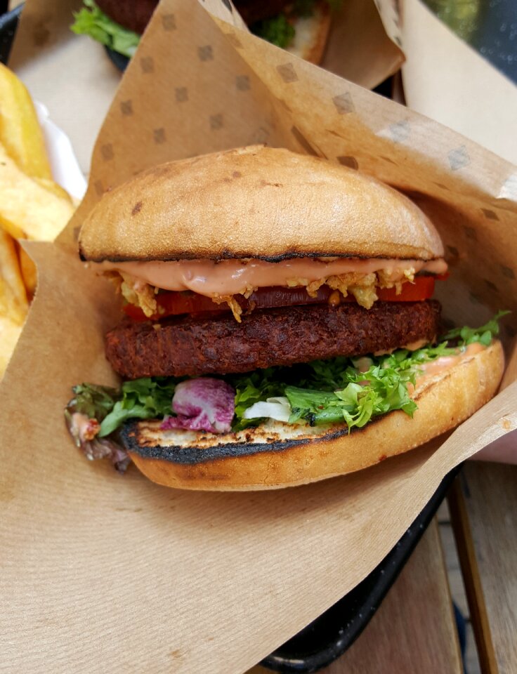 Burger vegetarian vegetable