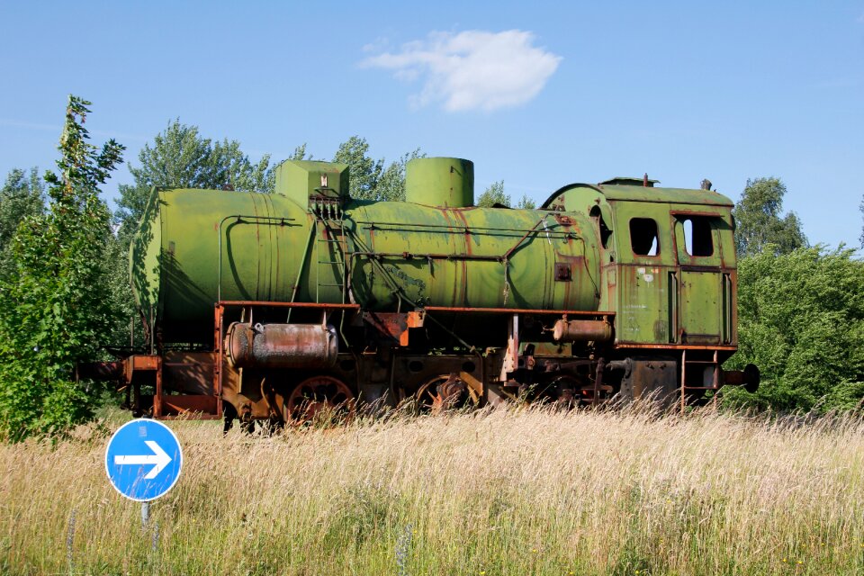 Railway locomotive steam locomotive
