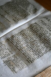 Antique paper old script