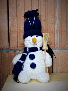Knitted wintry christmas