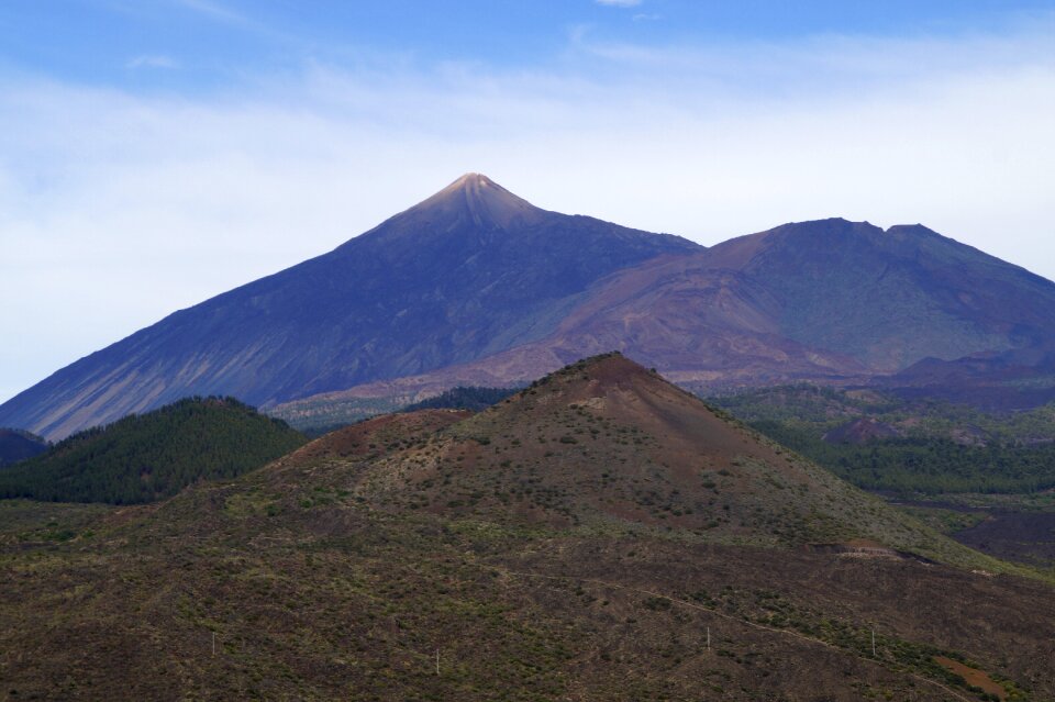 Landscape tenerife volcano